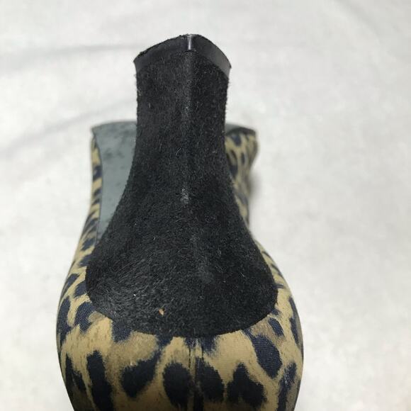 Thierry Rabotin Ella leopard fabric booties with suede heels 36 made in Italy - Picture 10 of 14